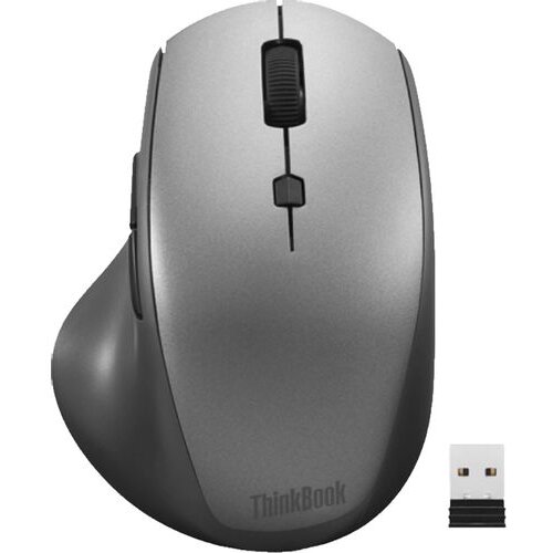 Lenovo miš ThinkBook 600 bežični Media Mouse, sivo crni (4Y50V81591) Slike