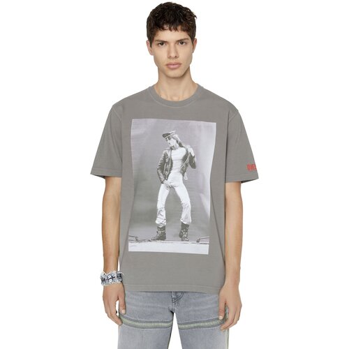 Diesel T-shirt - PR-T-JUST-P3 T-SHIRT grey Slike