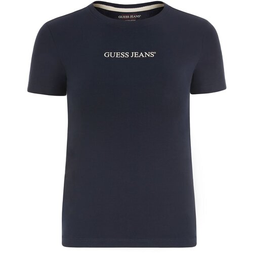 Guess Jeans Majica marine / bela Cene
