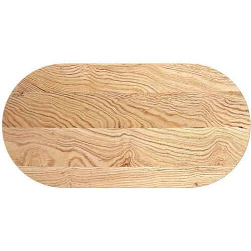 Stolna ploča 100x50x4 cm od ovalna masivna hrastovina Slike