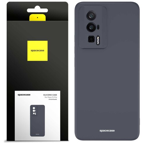 Spacecase SILIKONSKI OVITEK POCO F5 PRO ČRN ZA TEL, (21963238) Cene