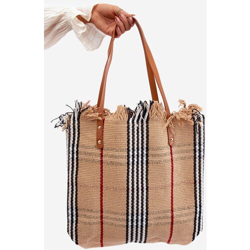 Boto Large Woven Beach Bag Brown Avonas Cijene