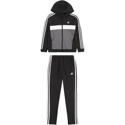 Adidas trenerka za dečake J 3S TIB FL TS, Crna Slike