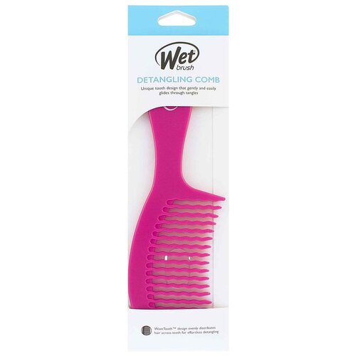 Wet Brush Dtangling Comb Purple češalj za kosu Pink 1 kom Cene