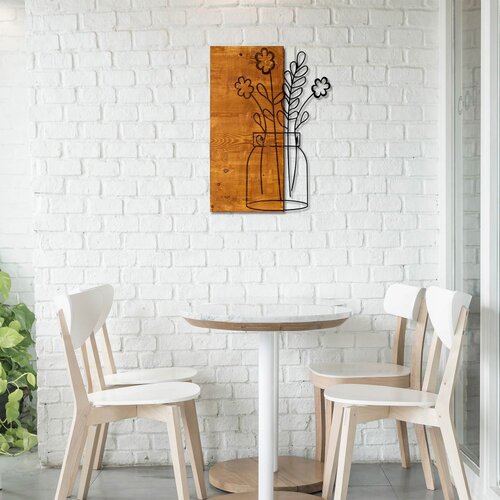 Wallity Zidna dekoracija Cicek2, 41x58 cm, Smeđe boje Slike
