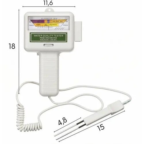 Aptel AG181A tester pH i klora za bazene + 100 testnih trakica 3-u-1 Cijene