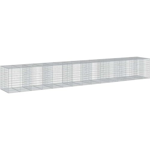  Gabionska ko&amp;scaron;ara s poklopcem 750x100x100 cm pocinčano željezo Slike