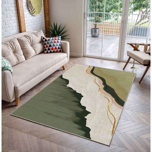 Conceptum Hypnose Tepih Shml12, Pravougaoni, 160 x 230 cm, Maslina-bež Cene