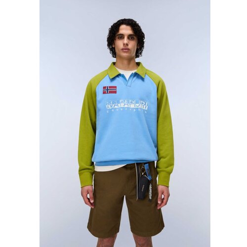 Napapijri B-reflect polo blue jasper b9a Slike
