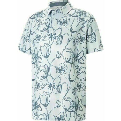 Puma Cloudspun Stems Polo Bright White/Evening Sky XL Slike