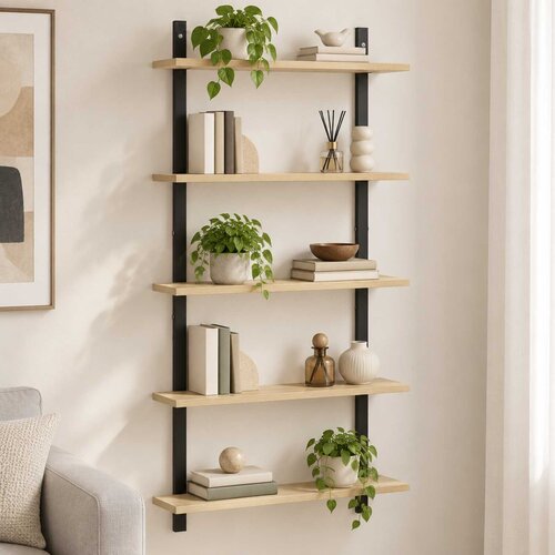  Polica na zidu Hrast sonoma 60.5 x 13.5 x 102.5 cm Cijene