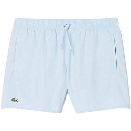 Lacoste Quick-Dry Swim Shorts Light Blue Plava Slike