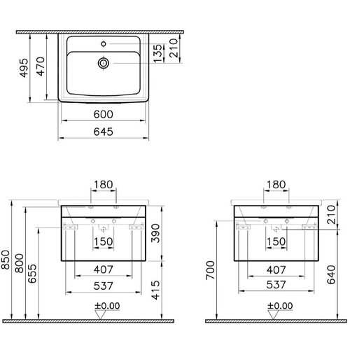 Vitra MIASET6049BG Mia 64 x 49 x 45 cm kopalniški sestav Cene