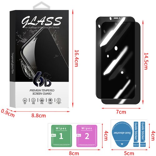 INF Anti-Spy zaščita zaslona za iPhone (2 paketa) iPhone 13 Pro, (21733628) Cene