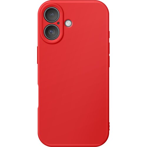 AVIZAR Ovitek za iPhone 17, model Soft-Touch iz mehkega silikona proti drsenju, Rdeča, (5000189463) Cene