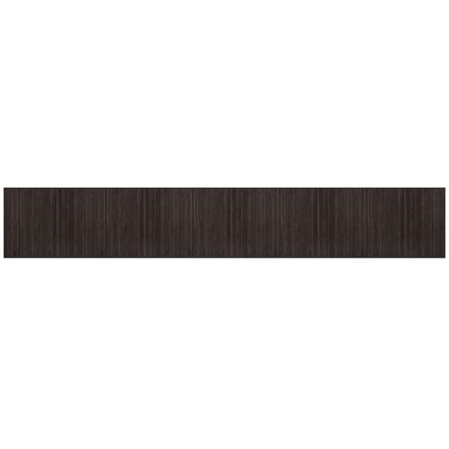 vidaXL Preproga pravokotna temno rjava 80x500 cm bambus Cene