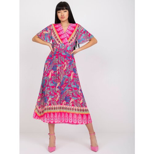 Italy Moda Dress-DHJ-SK-11331-3.61-dark pink Slike