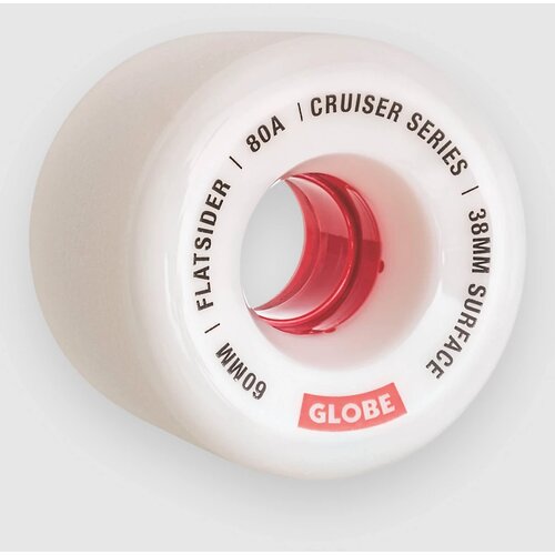 Globe Flatsider 60mm Wheels white / red Cene