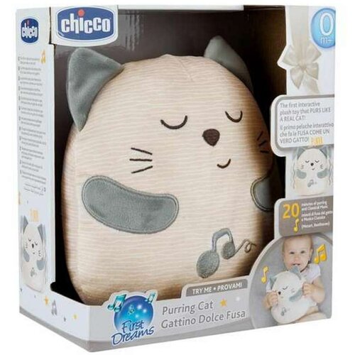  Pli&amp;scaron;ane igračke sa zvukovima Chicco mačka 20 x 17 x 10 cm Bijela Slike