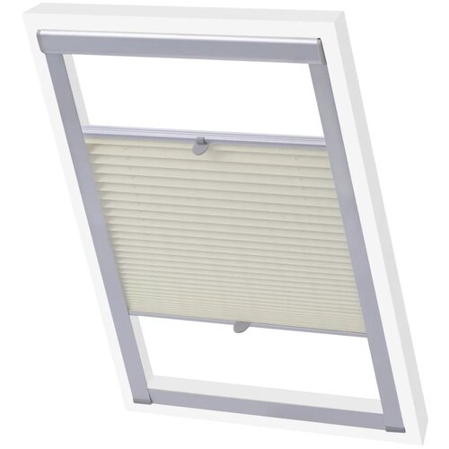 VidaXL Plisirane Rolete Krem U08/808 Slike