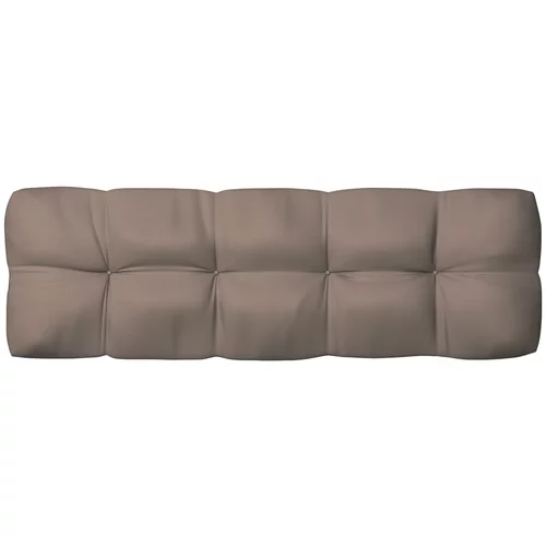 vidaXL jastuk za sofu od paleta smeđe-sivi 120 x 40 x 10 cm