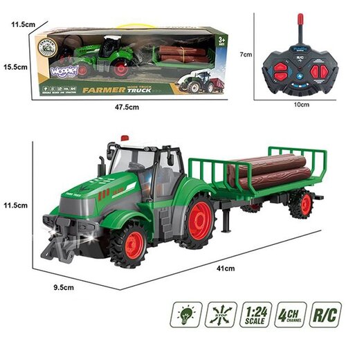 Woopie traktor s prikolicom na daljinsko upravljanje Slike