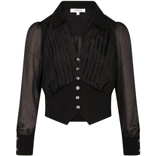 Morgan Topi & Bluze 252-OPLAM Črna Cene