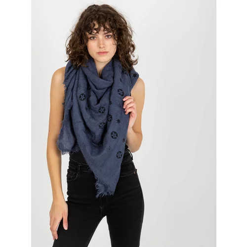 Fashion Hunters Women's scarf with print - blue