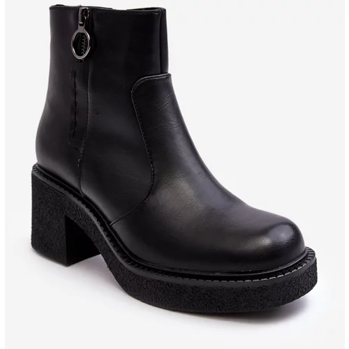 Kesi Women's black Romella zipper boots