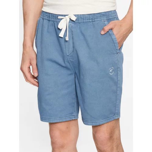 INDICODE Kratke hlače iz tkanine Kendari 70-679 Modra Regular Fit
