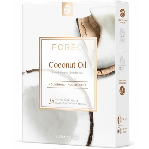 Foreo farm to face sheet mask - coconut oil x3 Slike