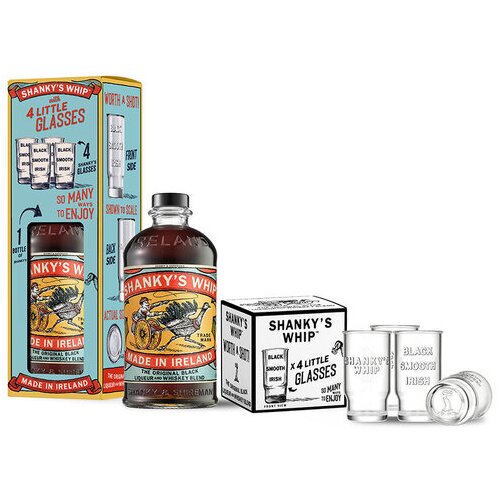 SHANKY'S WHIP 4 ŠOT ČAŠE 33%Alc 0.7L Cene