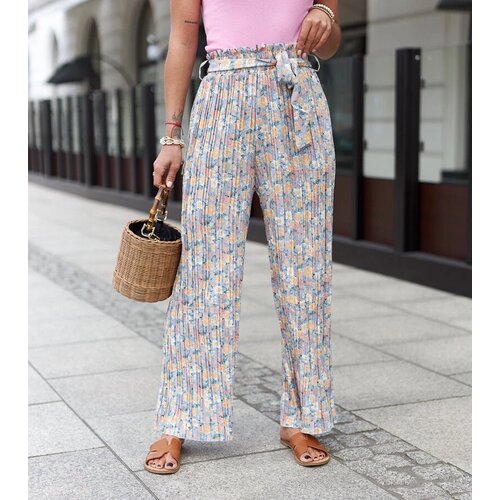 UR/CEO Multicolor floral pleated women's pants Saida Cijene