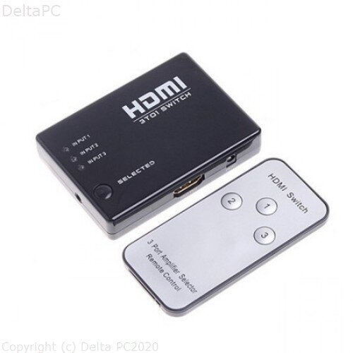  HDMI 3in1 Switch with remote HS-SW006 Cene