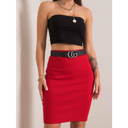 RUE PARIS Skirt-RV-SD-4271.29P-Red Slike
