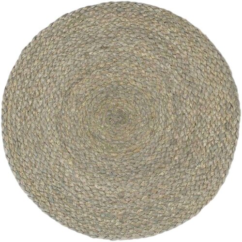  Pogrinjki 6 kosov sivi 38 cm okrogli iz jute, (20707705) Cene