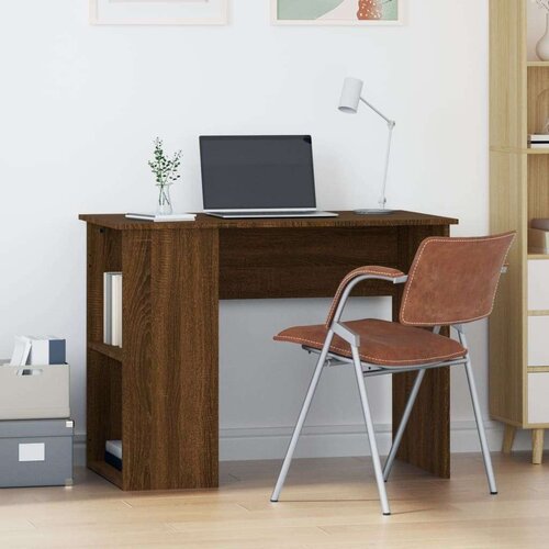 Radni stol boja smeđeg hrasta 100x55x75 cm konstruirano drvo Cijene