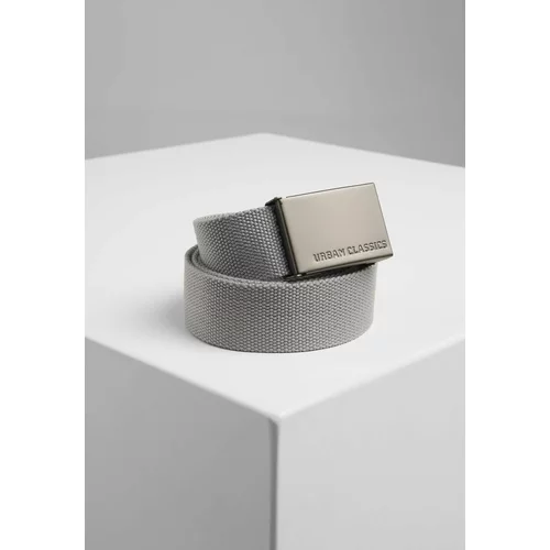 Urban Classics Accessoires Canvas belts grey