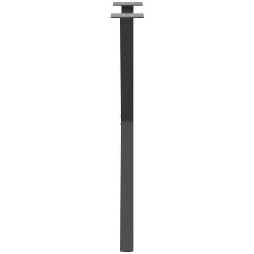  Noge blagovaonskog stola X-oblika 2 kom antracit 50x(72-73) cm Slike