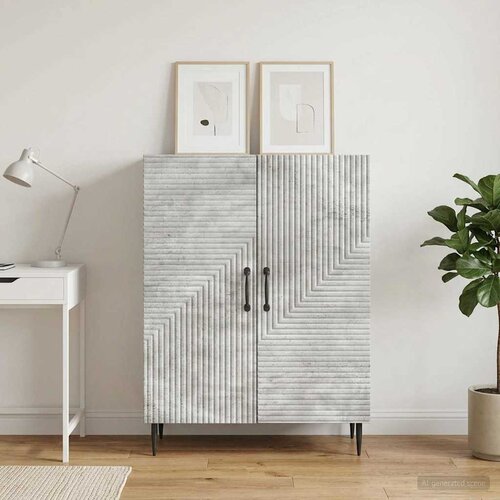  Kreveta Betonska siva 66 x 34,5 x 89,5 cm Konstruirano drvo Cijene