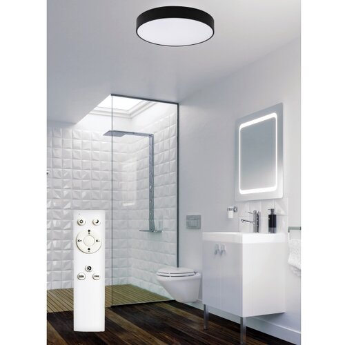 Top Light-LED kupatilsko plafonsko svetlo PETAL LED/48W/230V IP44, &amp;Oslash;48 cm, crno + daljinski upravljač Slike