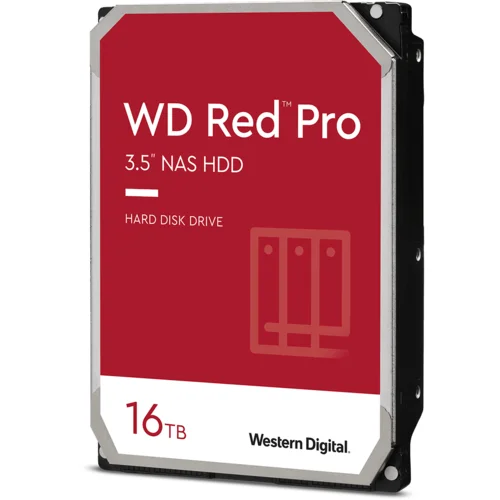 Wd trdi disk 16TB SATA3, 6Gb/s, 7200, 512MB RED PRO