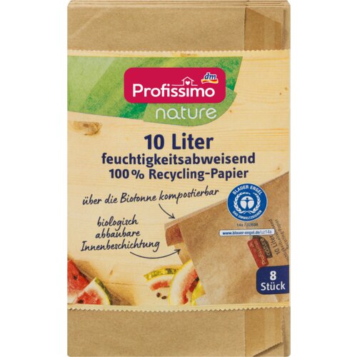 Profissimo nepromočive papirne kese za biootpad, 10l 10 l Cene