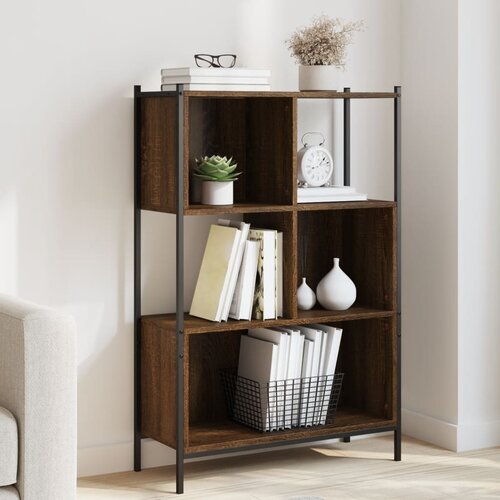 VidaXL Regal za knjige boja hrasta 72x28x109 cm od konstruiranog drva Slike