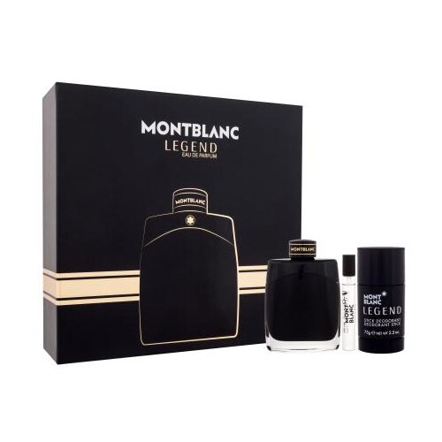 Montblanc Legend Set parfemska voda 100 ml + parfemska voda 7,5 ml + dezodorans u stiku 75 g za mo&amp;scaron;ke Slike