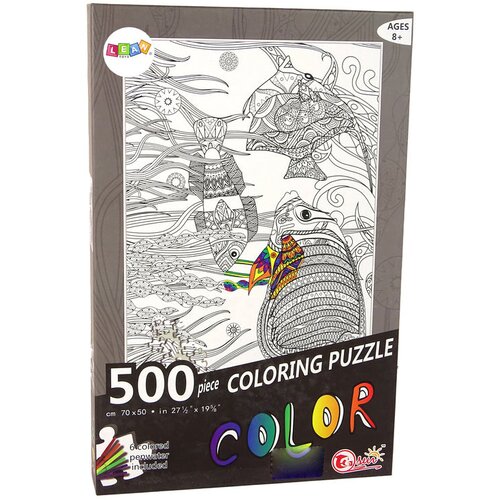  Puzzles to colour 500 pieces Fish Ocean Slike