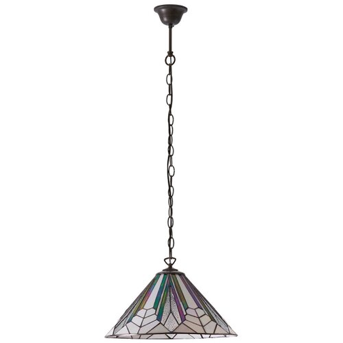  Endon 63937 - Luster na lancu Tiffany ASTORIA 1xE27/60W/230V prečnik 40 cm Slike