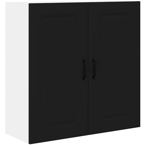 VidaXL zidni kuhinjski ormarić crna 80 x 31 x 80 cm konstruirano drvo Slike