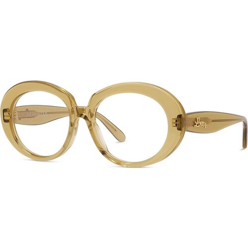 Loewe Curvy Green Oval Eyeglasses - ONE SIZE (53) Slike
