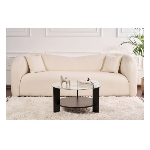 Hanah home Klub sto Clara, 75x40x75 cm, Crno-prvodini Cijene